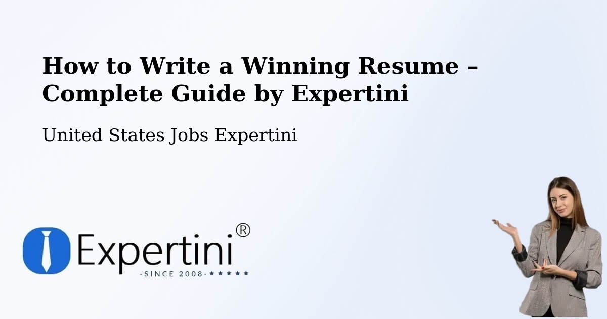 Resume Writing Guide for Job Seekers – Morristown - Morristown, United States Jobs Expertini
